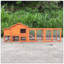 Spacious Wooden Chicken Coop With Nesting Box, UV-Resistant Roof, And Easy-Clean Tray For Outdoor Use