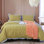 Ensemble de housse de couette à volants 3 pièces - Literie ultra douce et respirante avec des volants délicats pour un décor de chambre