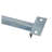 Compact Steel Boat Trailer Bottom Support Bracket with Keel Rollers - Silver