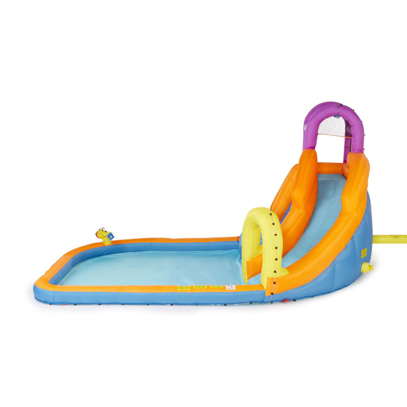 9.5' x 14.6' Inflatable Water Slide with Air Blower