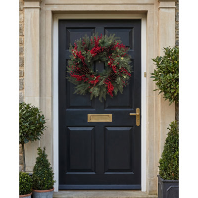 YULETIDE FOREST - 26" Artificial Christmas Wreath