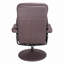 Fauteuil inclinable pivotant en cuir Scratch Cat