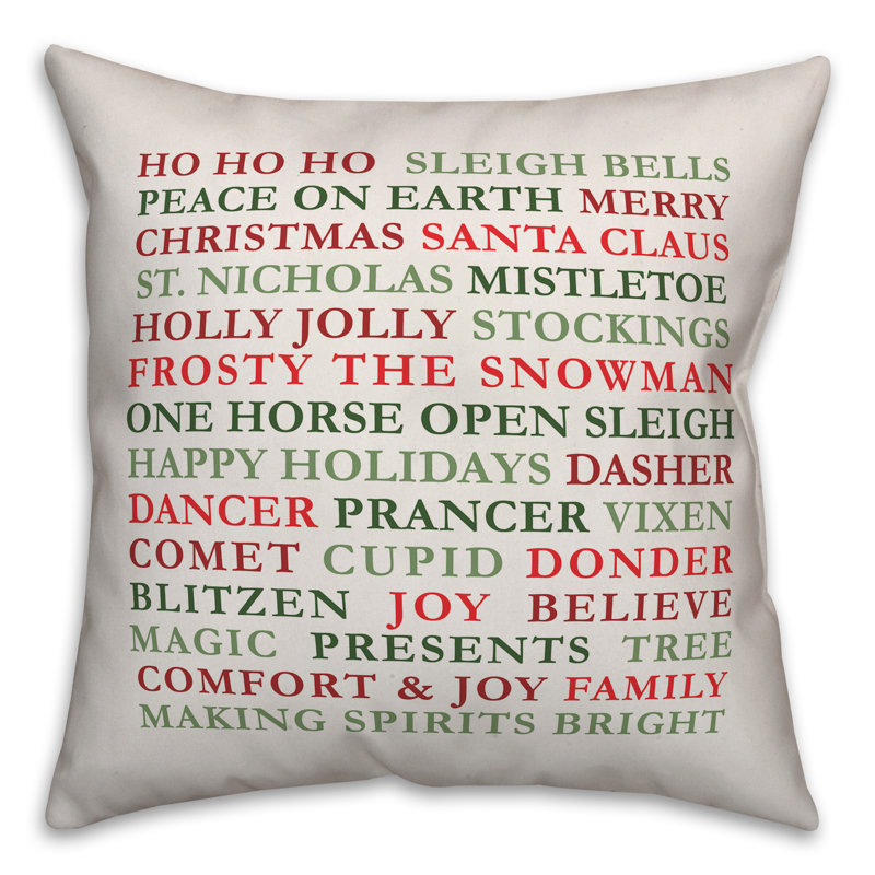 Throw Pillow, 16" x 16", Polyester/Polyfill