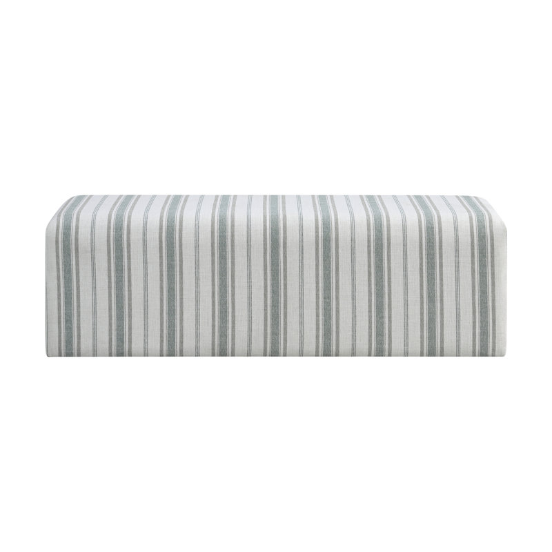 Upholstered Dining Bench with Casters