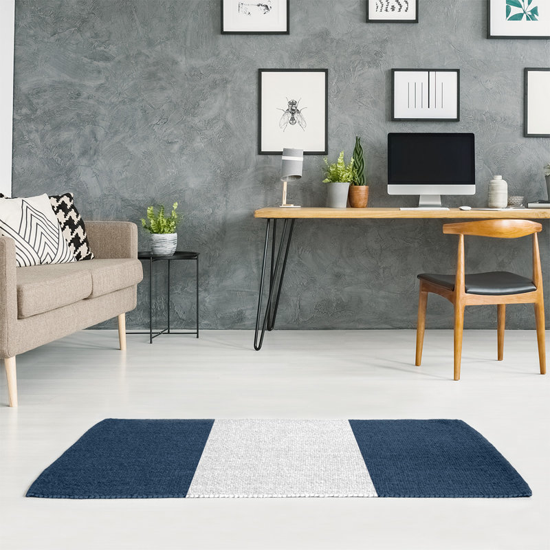 Tapis en poly-rayures de football new england, Rectangle 5 pi x 7 pi