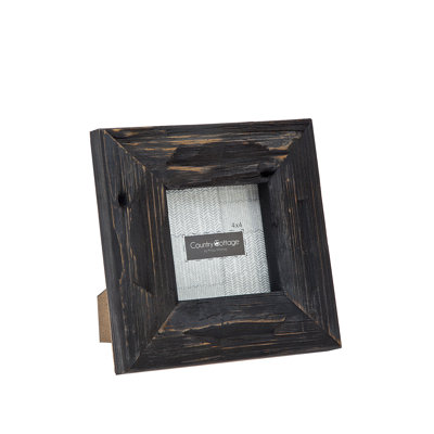 Wood Embossed Picture Frame with Mat