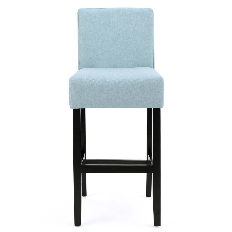 Tabouret 30 "en tissu avec cadre en bois massif (ensemble de 2)