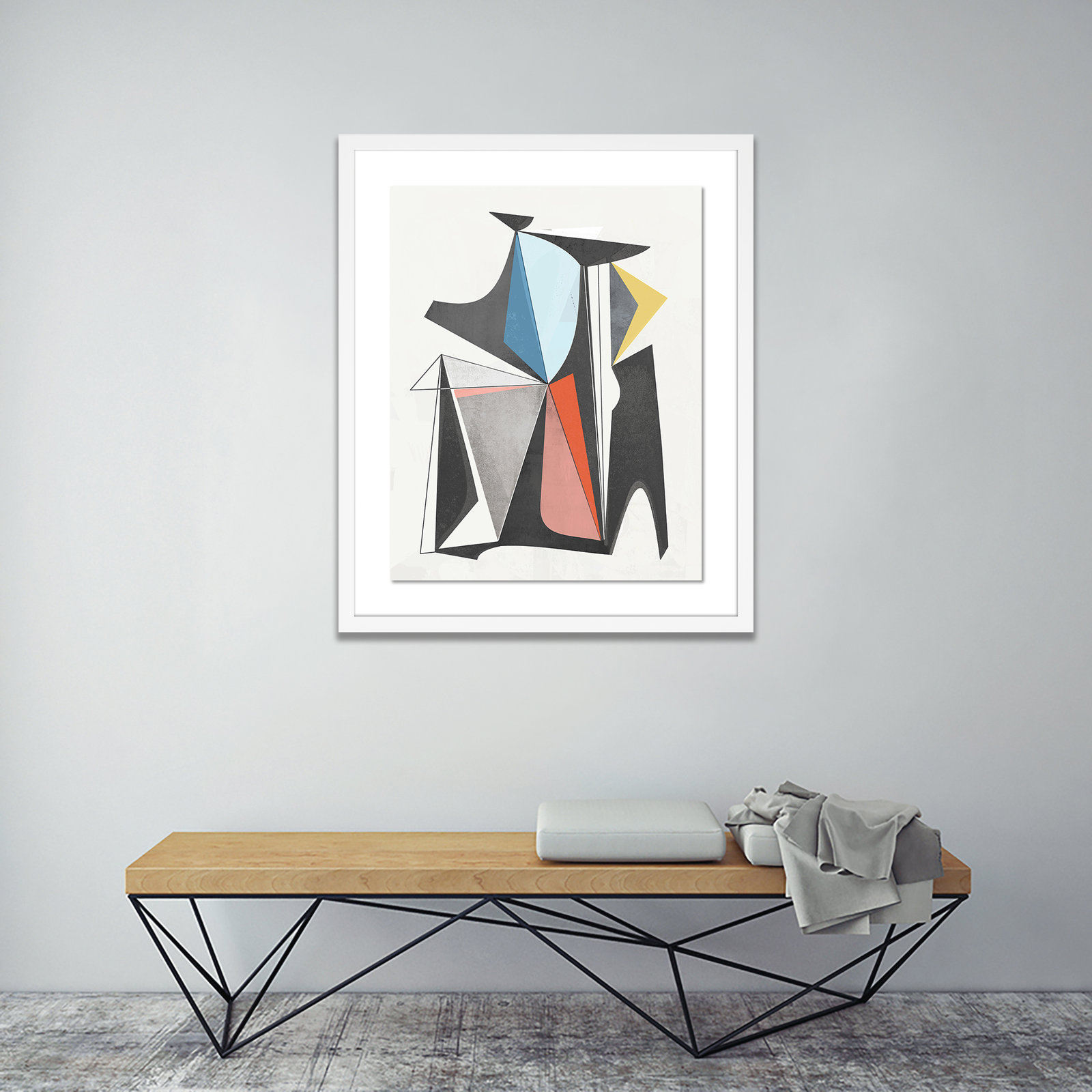 M7V2 by Bangbouh Studio, 60" H x 49" W x 2.5" D, White