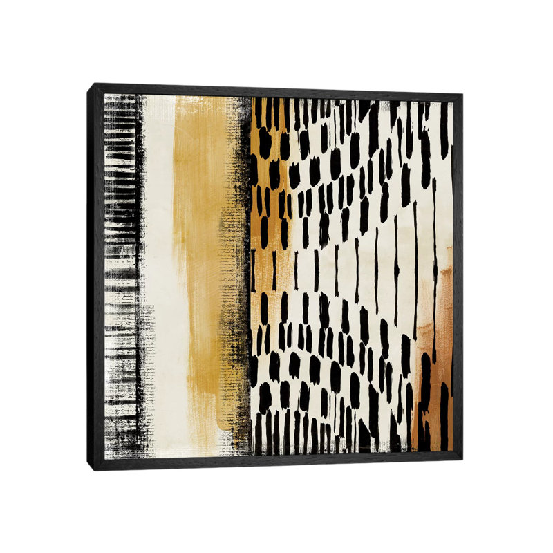 No Borders II 1 Piece Painting on Canvas, 66.04cm H x 66.04cm W x 3.81cm D, Black Framed