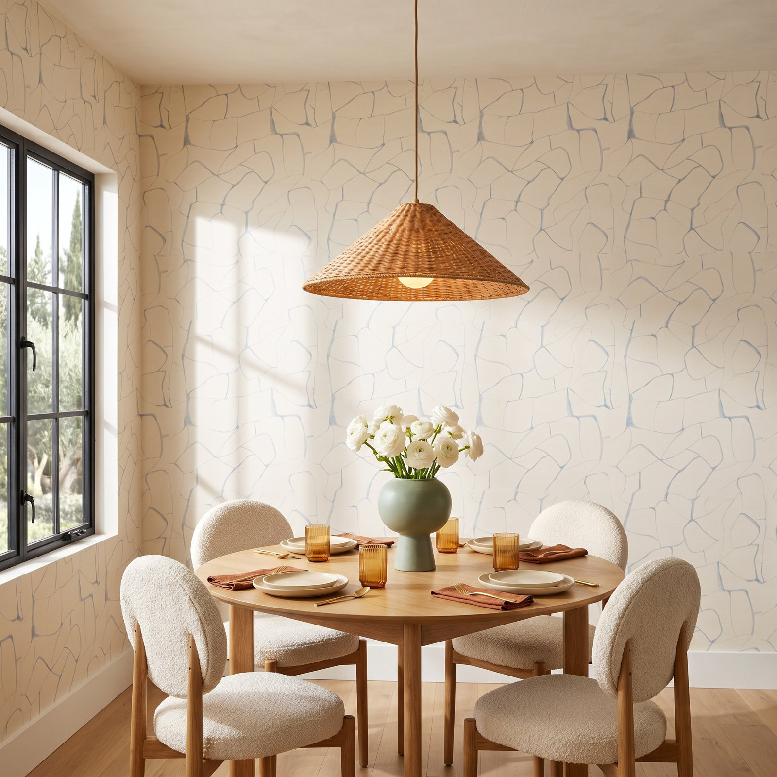 Filigree Sisal Wallpaper Roll