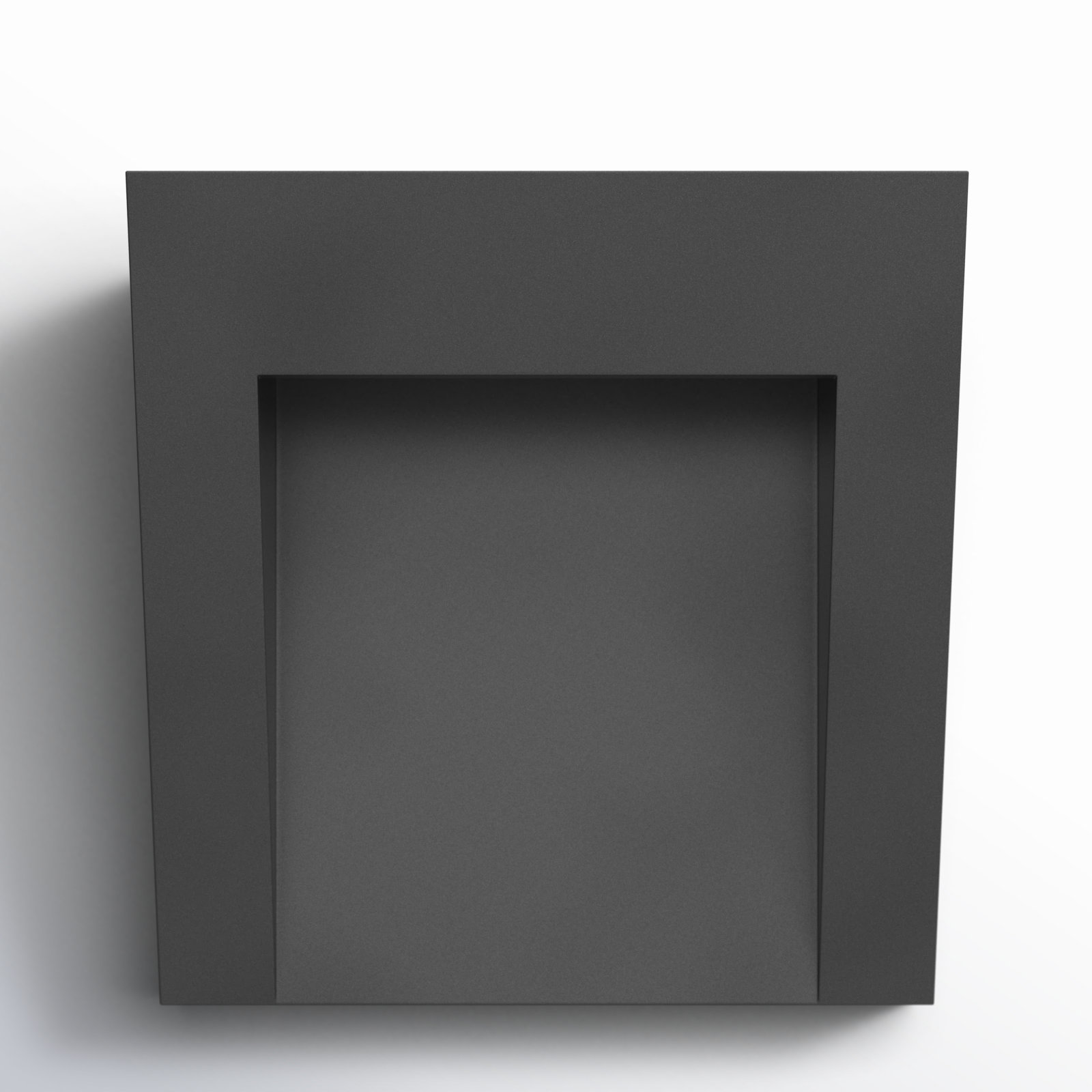 Verlina Outdoor LED Wall Light, Textured Black