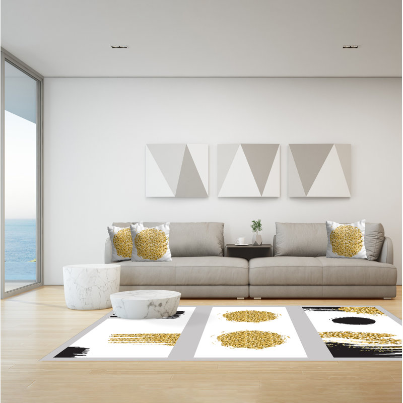 Flavis Abstract Area Rug, Rectangle 140 x 200cm