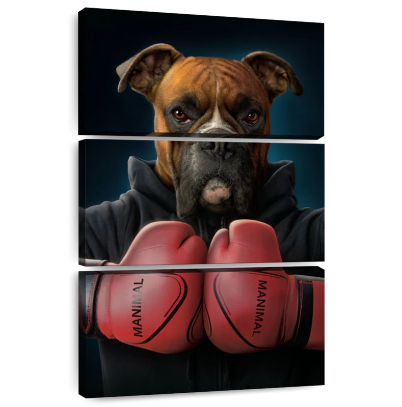 Brampt Boxer Dog, H 45 po x l 28 po