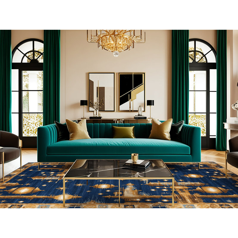 Tapis nautique lavable Harbor Lights, Tapis de couloir 2 pi x 5 pi