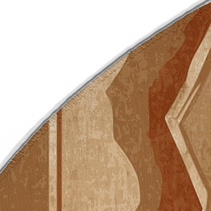 Tapis intérieur et extérieur Desert Arcadia, Rond 5 pi