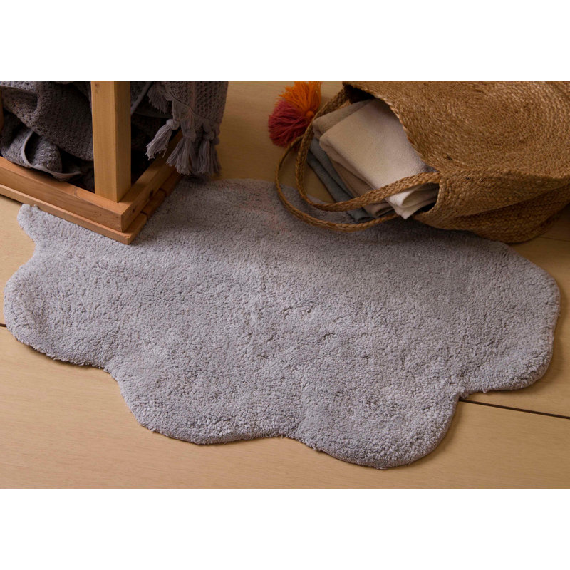 Tapis de bain Treutlen, Gris