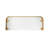 Esteban Glass and Metal Shelf