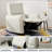 Light Gray Power Recliner zero clearance recliner ,Small Power Recliner for Living Room,Electric Recliner for small space,Reclining Sofa for Bedroom (Light Gray)-1614650003