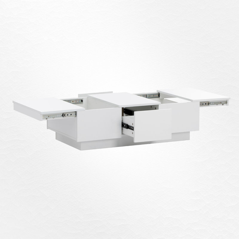 Cadem Single Coffee Table, White