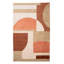 Rug Geometric Area Rug in Terracotta
