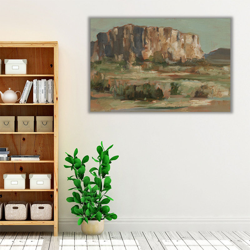 Red Rock Vista I - reproduction d'art sur toile, H 20 po x l 30 po