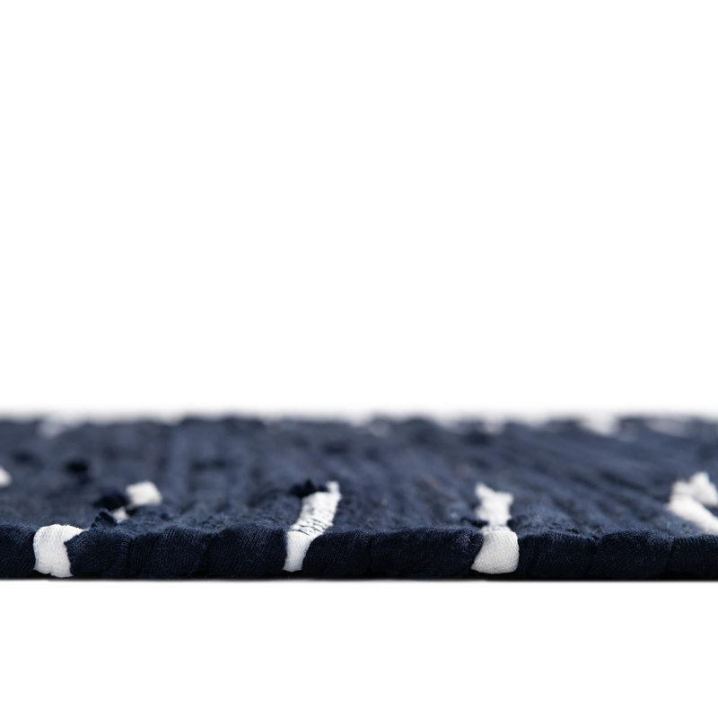 Keita Cotton Abstract Indoor Rug, Table Runner 1'2"x5'1"