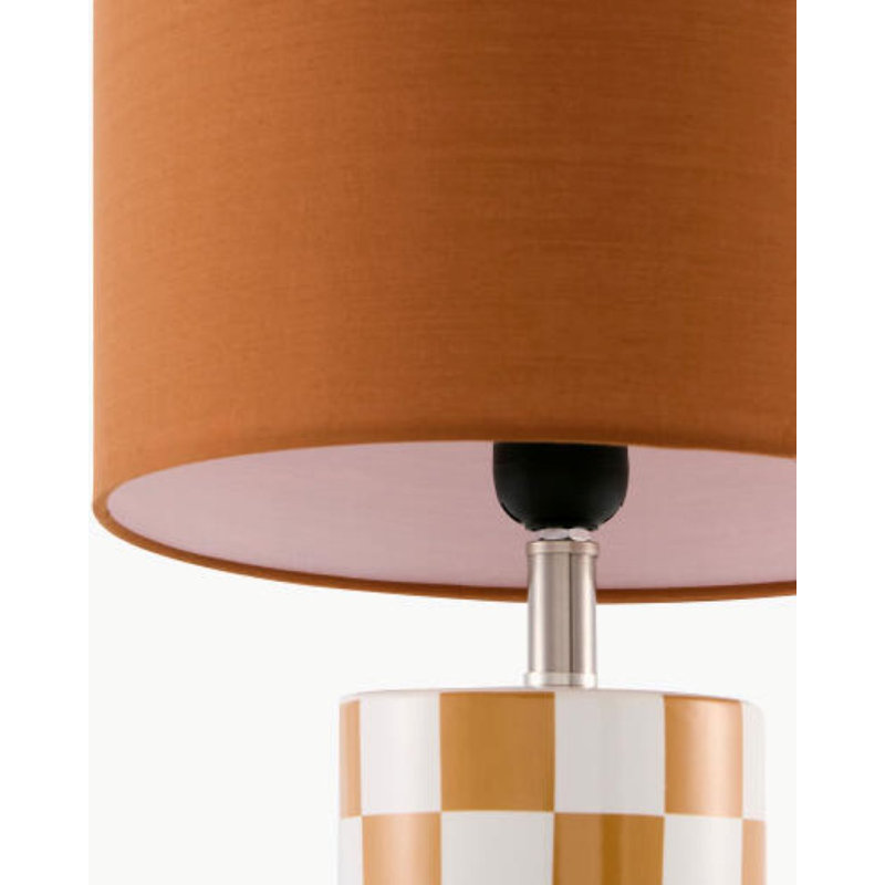 Janie Table Lamp, Orange, Orange