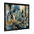 Impression noire sur toile encadrée