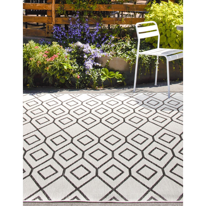 Outdoor Destiny Area Rug , Square 7'10"