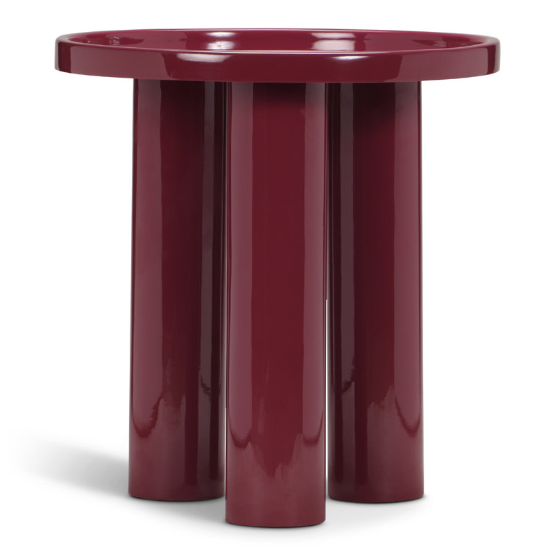 Isthia End Table, Plum