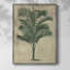 Impression encadrée de toile de jute palmier III - bois massif-1804765655