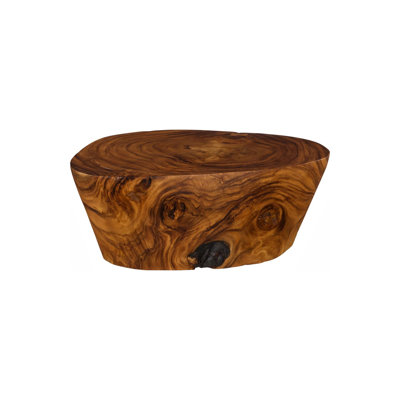Lathe Coffee Table, Natural, Small