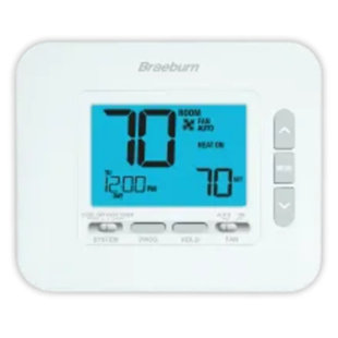 Thermostat programmable 7 jours économique, 2h / 1c (Ensemble de 2)