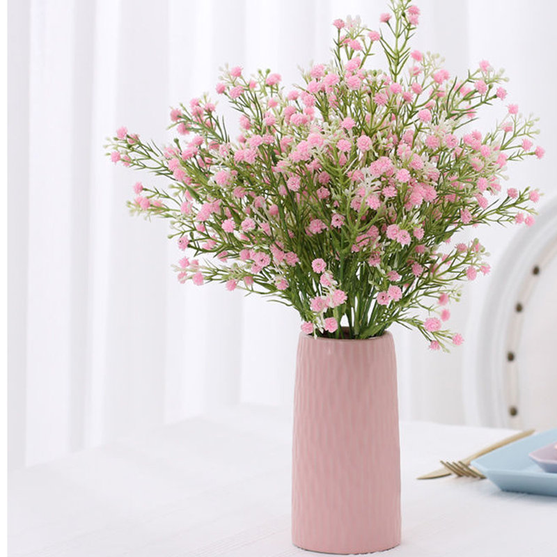 Arrangement floral Baby's Breath, H 23,63 po x l 3,9 po x P 3,9 po, Rose