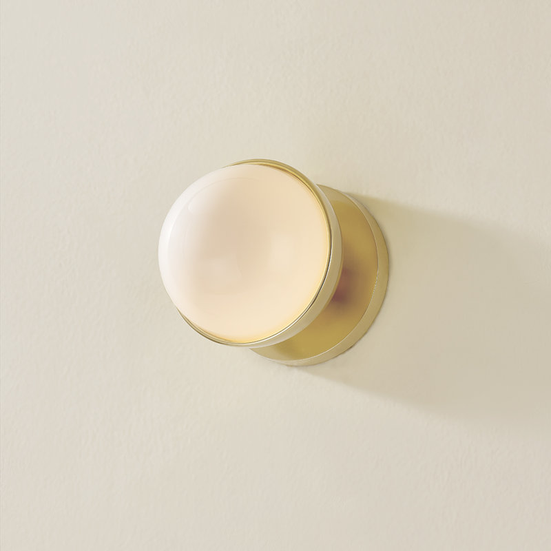 Meuble-lavabo 1 lumière Amy, Laiton vieilli