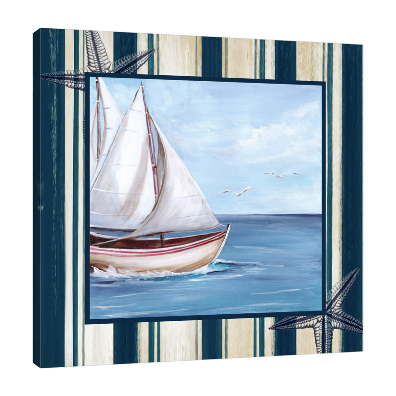 " Sailboat " by Tre Sorelle Studios, 18" H x 18" W