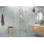 Halo 34 in. x 40 in. x 78 in. 90-degree Fully Frameless Glass Hinged Shower Enclosure-728227823
