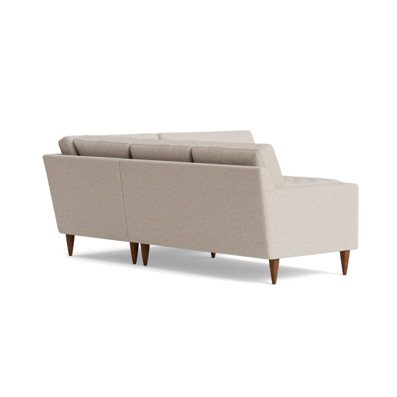 MCM Sectional, Right Hand Facing, Performance Weave - Natural