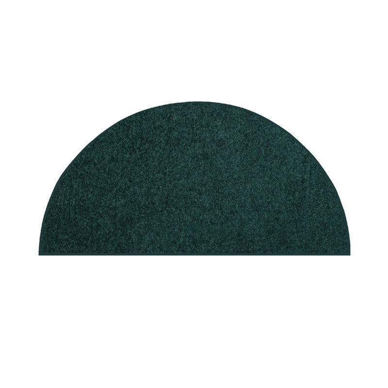 Modern Plush Pet and Kids Friendly Solid Color Forest Green Area Rugs, Stain & Fade Resistance, Perfect for Living Room, Dining Room, Bedroom, Playroom and Kidsroom, Event, Wedding, Amberlea Binded Rug