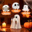 Figurine fantôme d'Halloween - statue fantôme effrayante et mignonne pour la maison, bureau, décor de fête | Drôle de décoration d'Halloween d'intérieur