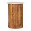 Table d'appoint Marble-Top Spindle