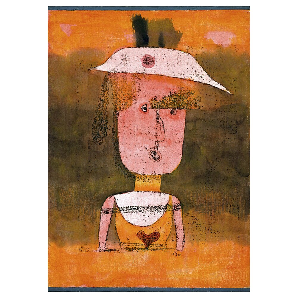 Leinwandbild Portrait of Mrs P. von Paul Klee