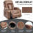 PU Infinite Position Up To 350 LBS Power Lift Recliner Chair For Elderly, Heavy Duty Motion Mechanism With 8-Point Vibration Massage And Lumbar Heating, USB Charging Port, Cup Holders-444258791
