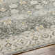 Delyse Oriental Machine Made Power Loomed Polyester Area Rug in Olive/Gold/Beige/Gray