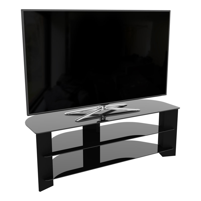 Weist Unfinished TV Stand for TVs up to 58", Black