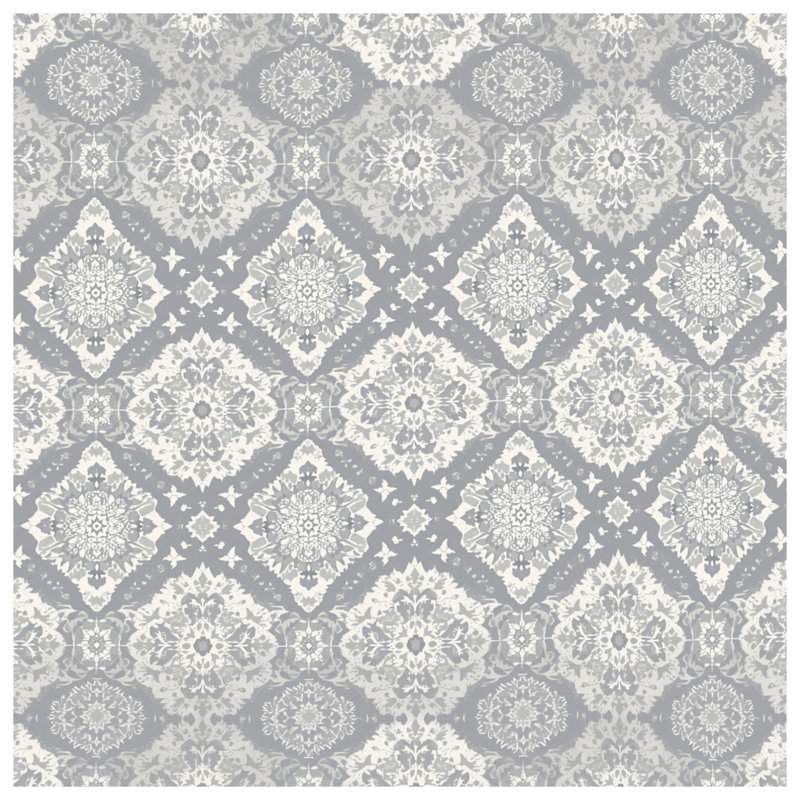 Rideaux gris damas détaillés, voilages et voilages damassés - 1 panneau, 50 po x 92 po - 1 panneau, Blockout