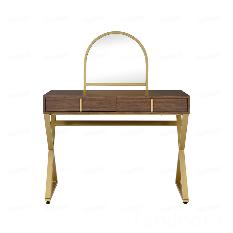 Bureau de coiffeuse avec miroir Coleen &