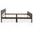 Solid Wood Slat Storage Bed
