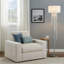 Lampe sur pied en métal chromé avec abat-jour cylindrique 65,75 pouces (convient au salon / chambre à coucher)