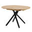 Benen Extendable Round Metal Base Dining Table